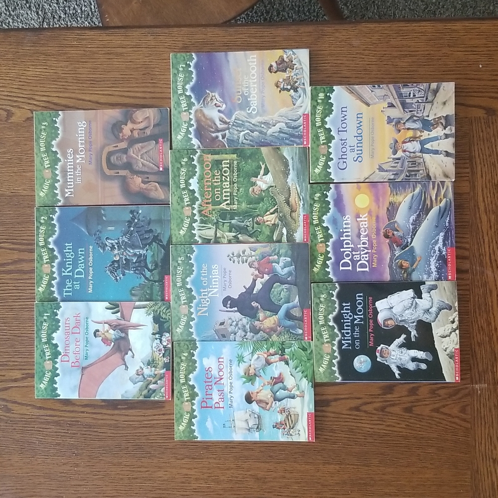 Magic Tree House #1-#10 Books Mary Pope Osborne